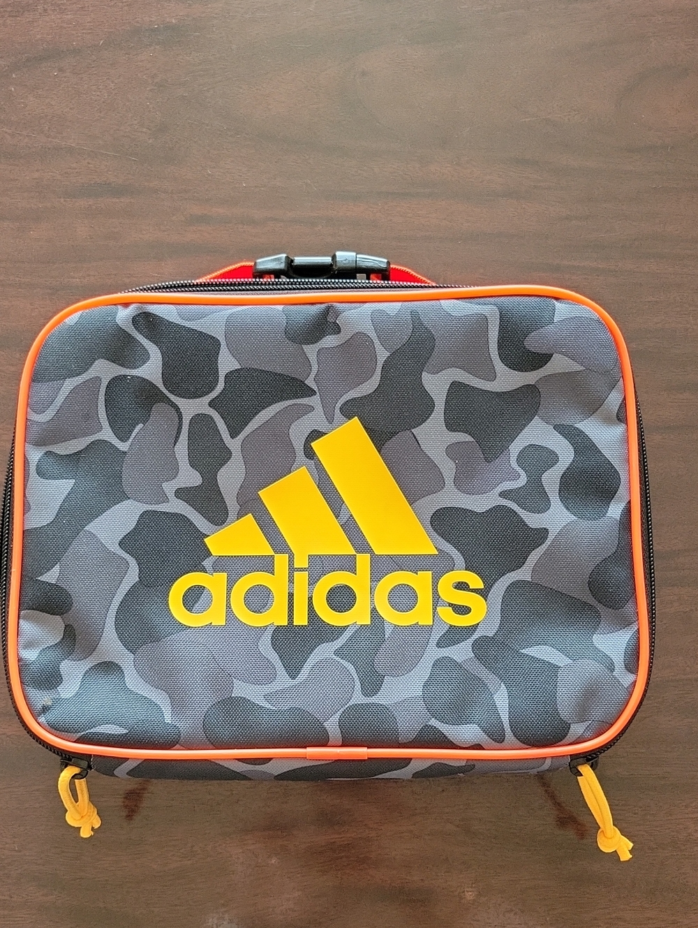 Adidas Kids Gray Camo Lunch Bag
